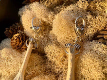 Load image into Gallery viewer, Deer Vertebrae Earrings
