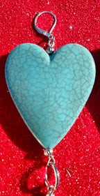 Heart and Teeth Dangle Earrings