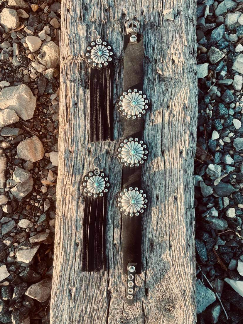 Studded Leather Collar